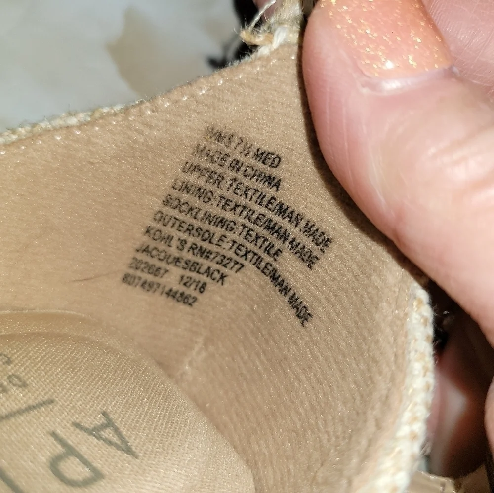 APT 9 Wedge Heal Dress Shoes 7.5 - Picture 5 of 7